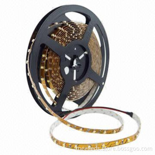 SMD3528 Single Chip Silicone Tube, IP67 Waterproof Flexible LED Strip, 60-piece of LEDs/m, 12V